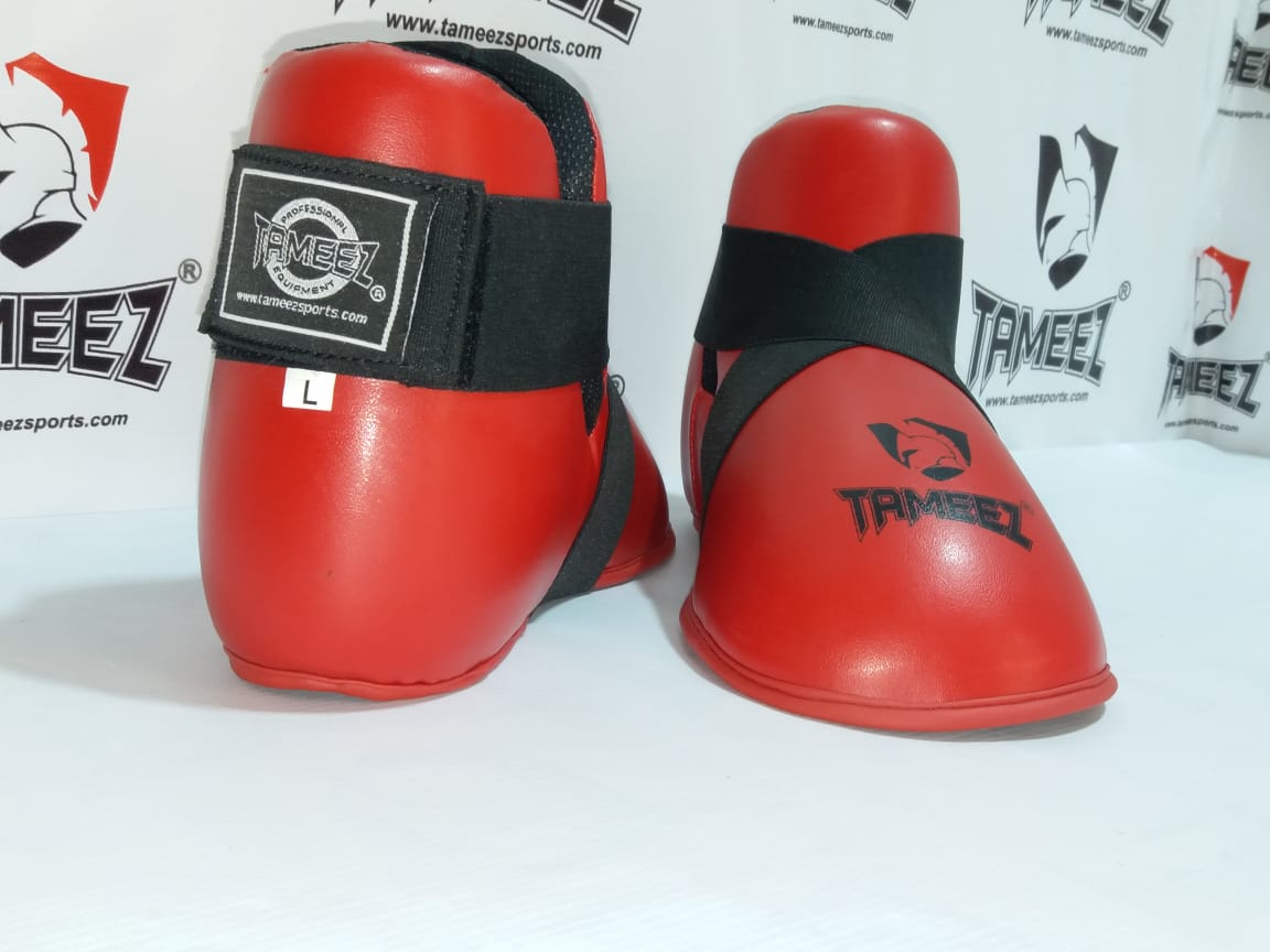 Red Kickboxing Sparring Boots for Semi Contact fighters - Enso Martial Arts  Shop Bristol